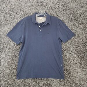 Volcom Dark Blue Collared Shirt